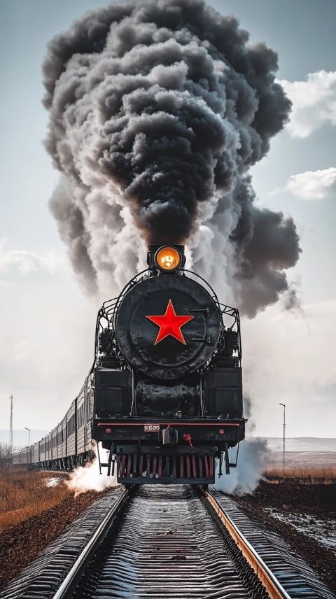 贝加尔湖畔蒸汽列车之旅:历史与自然的交织