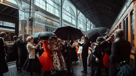欧洲之旅:弟弟弟妹德国柏林火车站摄影记录,感受德国火车站的独特魅力