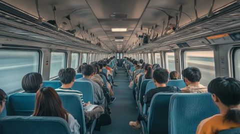 在时间列车中平静如常(时间似列车)