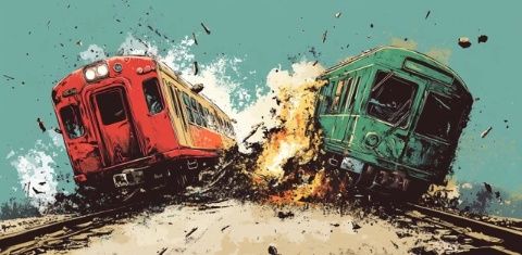 黑河K5133次旅客列车脱轨事故:1至4位车厢侧翻脱轨,救援队伍展开全力搜救和处理事故