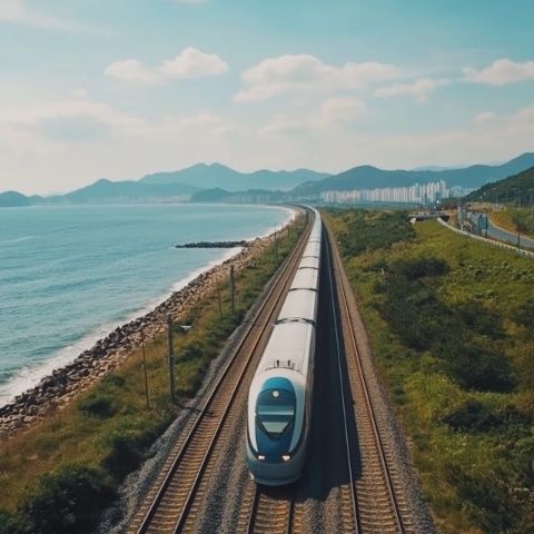 2024年11月6日：火车安然渡过琼州海峡，清晨七点准时继续旅程