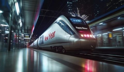 C2025次列车:在欢乐氛围中迎接新年之旅