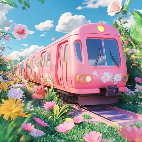 梦幻般的花海列车游览之旅