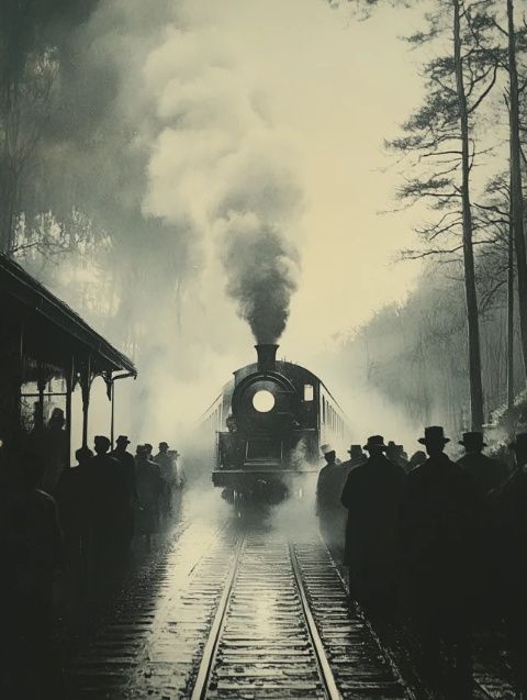 1950年：新老照片对比，中日两国火车的真实面貌，可见国家实力