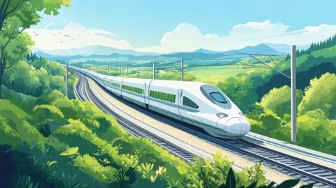 青春与速度：高铁列车上的亮丽风景