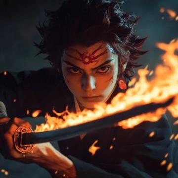 鬼灭之刃炎柱结局逆转：画师改编无限列车篇，粉丝泪目！
