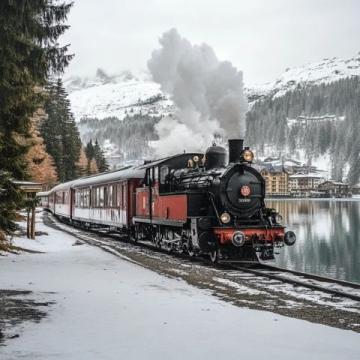 美美姥姥的慢生活欧洲旅游日记瑞士,雪山和观光火车