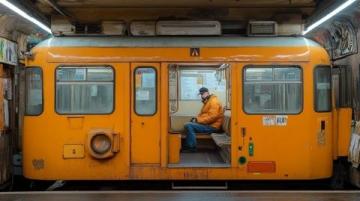 受到暴雨的影响，火车晚点超过一个小时