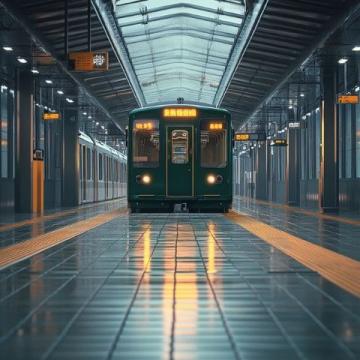 受到暴雨的影响,火车晚点超过一个小时