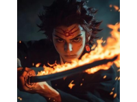 鬼灭之刃炎柱结局逆转：画师改编无限列车篇，粉丝泪目！