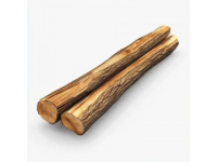 一根木头横卧，随时都有可能撞上。