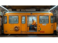 受到暴雨的影响，火车晚点超过一个小时