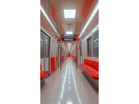 如何通过站台地面颜色找到火车对应车厢位置？