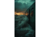 沈阳一趟载有600多人的列车在途中被突然爆发的山洪困住