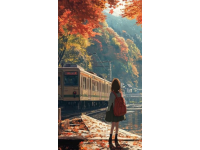 北国秋韵：列车窗外的色彩交响曲与生命轮回之旅