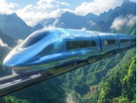 悬空行驶的未来列车