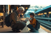 老列车员放弃休假，只为与驻沪儿子短暂相聚