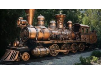 高达粉丝自制超逼真蒸汽火车可动模型这手工开挂了吧！