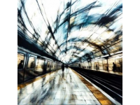 地铁玻璃上的倒影_地铁列车上的玻璃