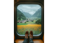 再见绿皮火车！我坐上高速列车，穿越美丽的乡村