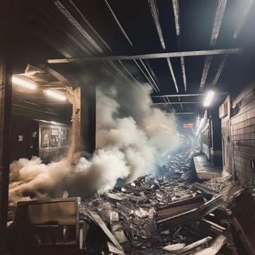 突发!上海地铁13号线故障,浓烟笼罩车厢紧急应对