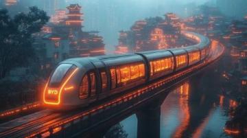 探索山城动脉:揭秘重庆轻轨3号线——世界最长单轨铁路的魅力与技术创新