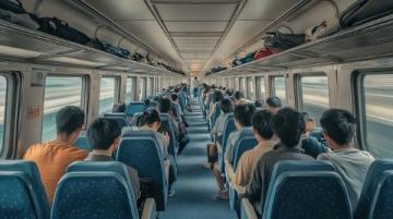 这趟火车让了路于动车,结果自己却迟到了两个小时