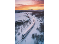 从哈尔滨出发，乘坐“雪国列车”抵达漠河