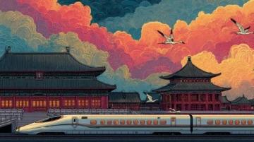 提醒老爸：成都北站没有动车，请按时前往车站取票乘车