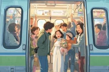 男子高铁上凝视乘务员被妻子拍下：一场“视觉误会”的网络热议
