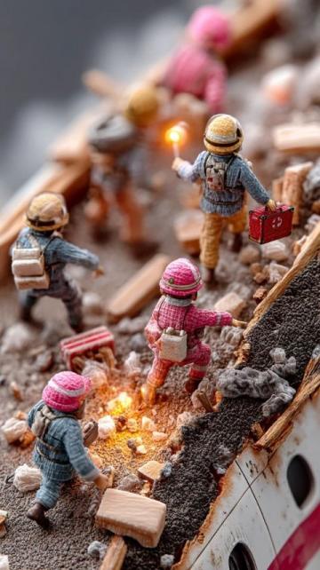 铁路工人日常生活片段