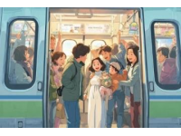 男子高铁上凝视乘务员被妻子拍下：一场“视觉误会”的网络热议