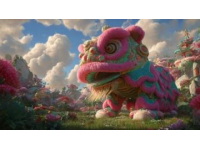 初春东北平原 D512/513列车如银龙穿行 精彩舞狮添喜庆