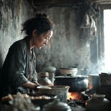甘肃火车途中的温情:母亲为了孩子省下每一餐