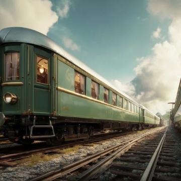 乘坐复古绿皮火车：一段温馨的家庭回忆