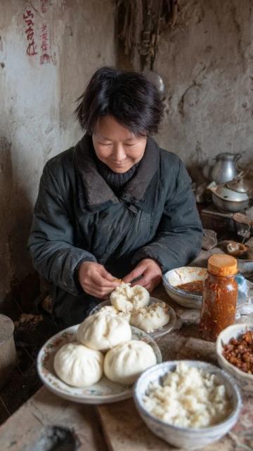 清晨郑州偶遇：雨中胡辣汤店里的从容身影