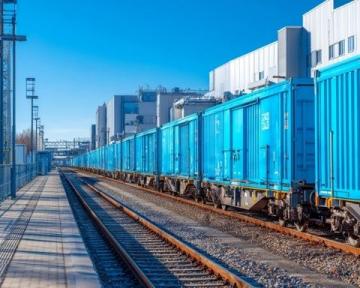 首开保定至青岛港货运列车，创新多式联运模式