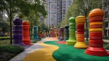 实拍!海淀学院路,新增一座列车主题公园——