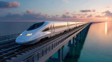 襄荆高铁首发列车抵达荆州-首发列车抵达