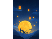 月光下的旅途，人与人之间的温暖相遇