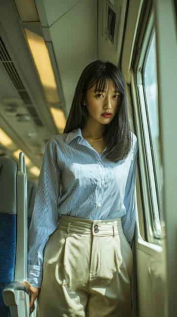 海来阿木火车角落用餐引热议：一线明星的平凡一面