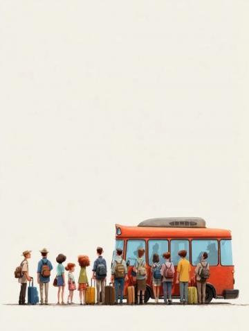 人生旅途中的上下车,错过风景亦成长