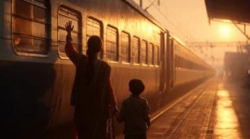 甘肃火车上的情感暖流：母亲不食一餐，为女儿守候