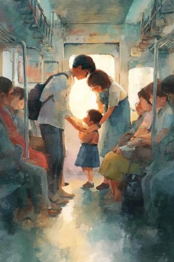 车厢里的温暖故事：火车上的感人瞬间