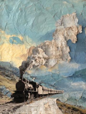 绿皮火车哐当哐当穿过秦岭时，我攥着皱巴巴的地图