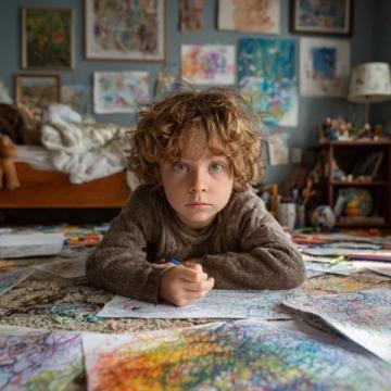 少年画火车，病床当站台，梦想没等来录取通知书