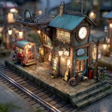 海淀魏公村惊现商场小火车，童话般的夜景引万人打卡！