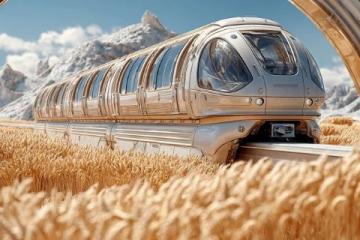 中国时速620km磁浮列车横空出世_中国磁浮列车视频