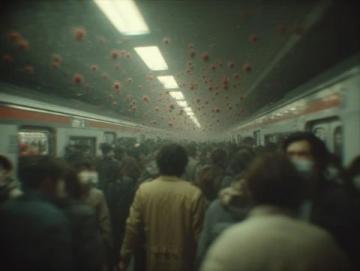 一幕发生在繁忙火车站, 一触即发的险情