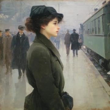 丈夫意外去世后，妻子匆忙去火车站，可当她赶到时，却没有登上火车